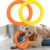 5_Leitee 2 Pack Dog Ring Toys Indestructible Dog Toys Dog Chewing Ring Toy Flying Discs Floating Dog Training Tools Pet Fetch Toy for Small Medium Large Dogs Throwing, Catching, Flying