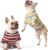 Dog Shirts Cotton Striped T-Shirt, Summer Pet Clothes