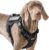 1_Tactical Dog Harness for Large Dogs, for Golden Retriever, Labrador, German Shepherd etc, No Pull Reflective No Choke Adjustable and Padded Pet Vest Harness, Black, L