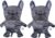 5_French Bulldog Crinkle Squeaker Fetch Toys 2 Pack for Dogs Puppies Small Animals